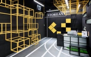 收多易迷你倉庫士林店室內櫃台示意圖