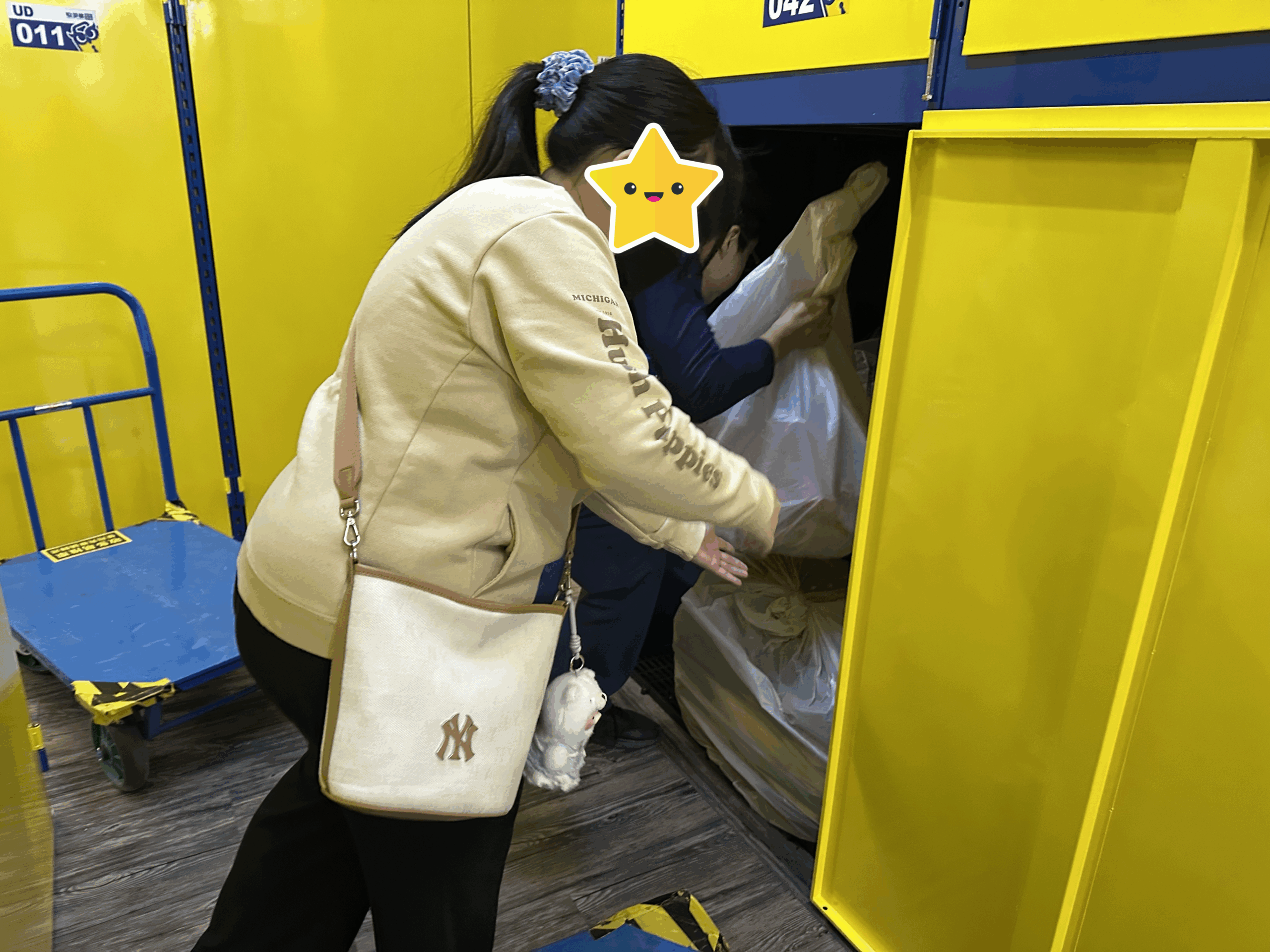 推車輔具協助入倉超省力